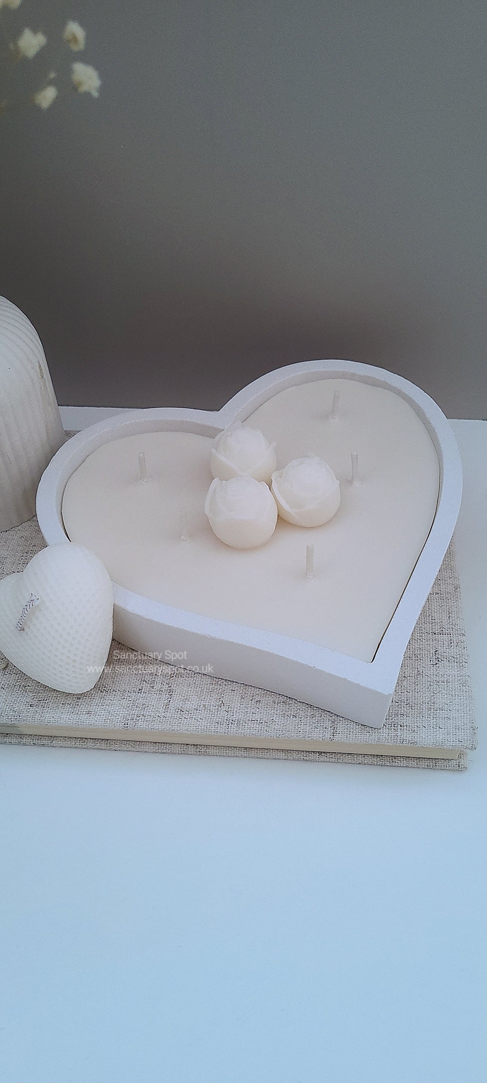 Heart Dish Candle (Refillable)