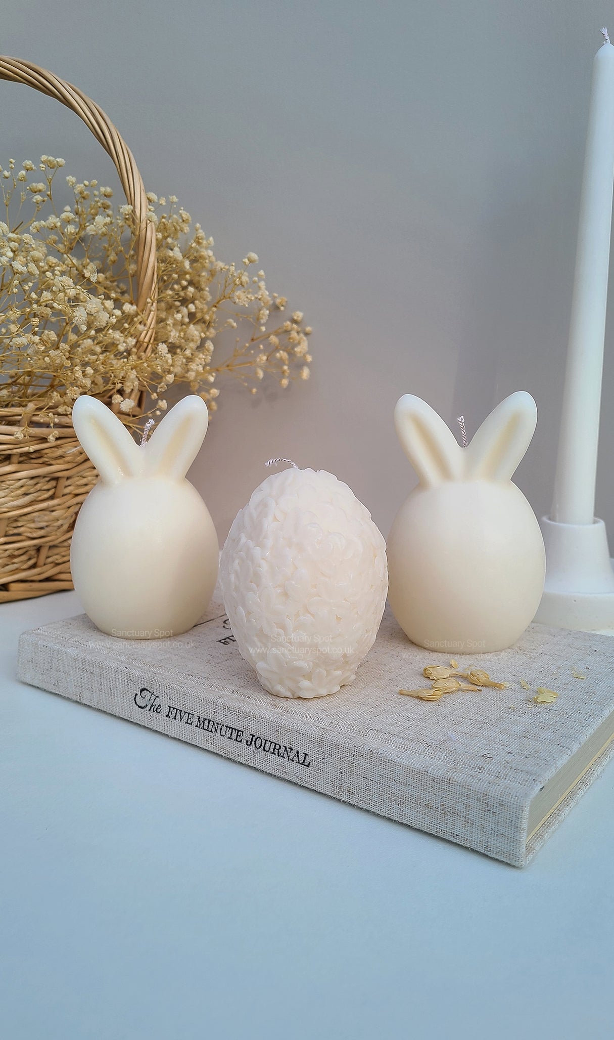 Blossom Egg Candle