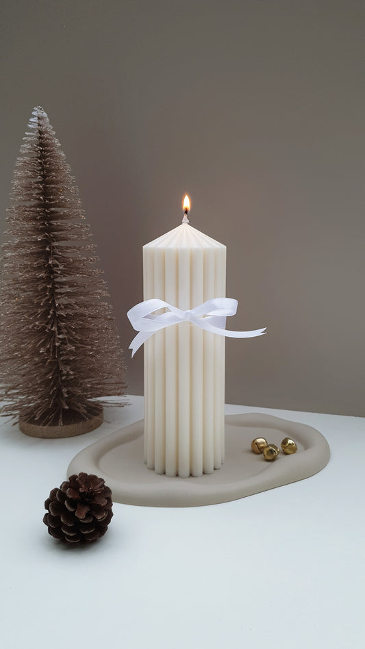 Christmas Pillar Candle