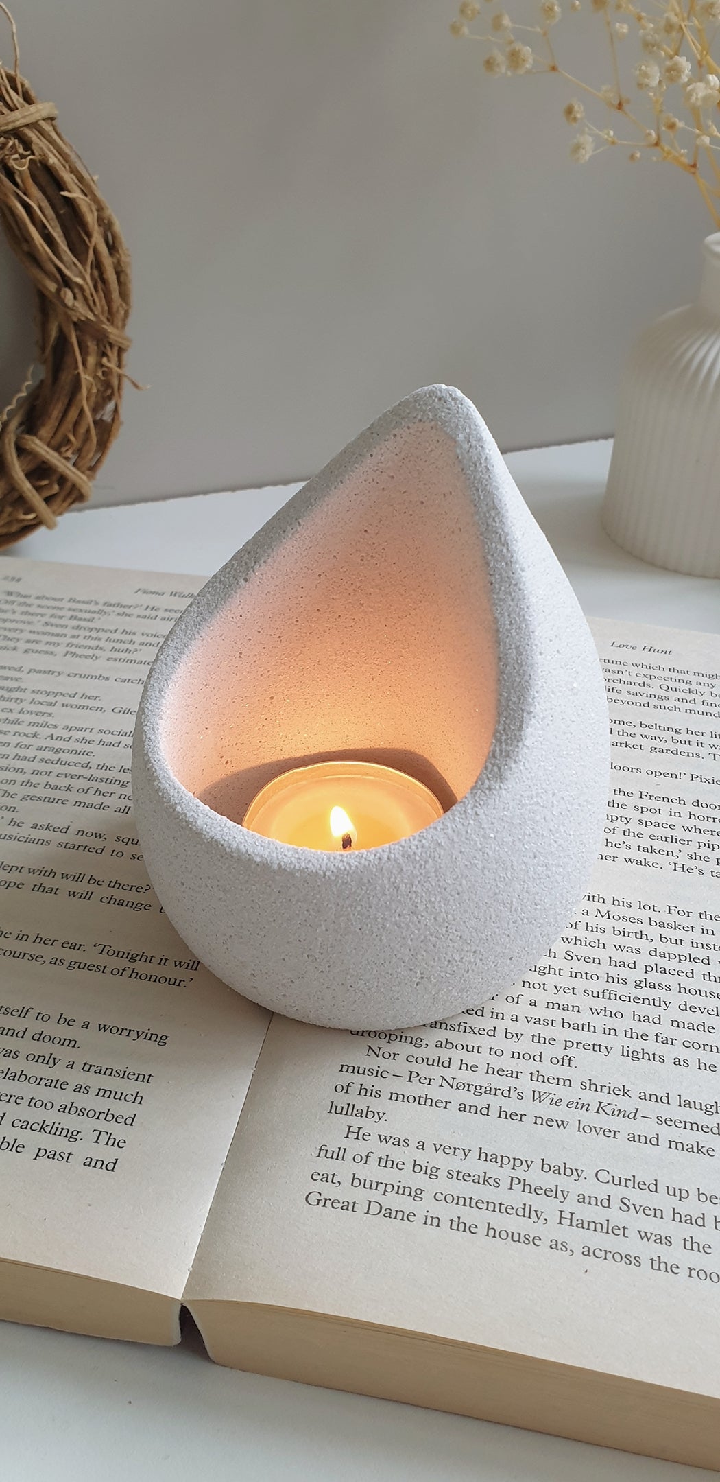 Teardrop Refillable Candle