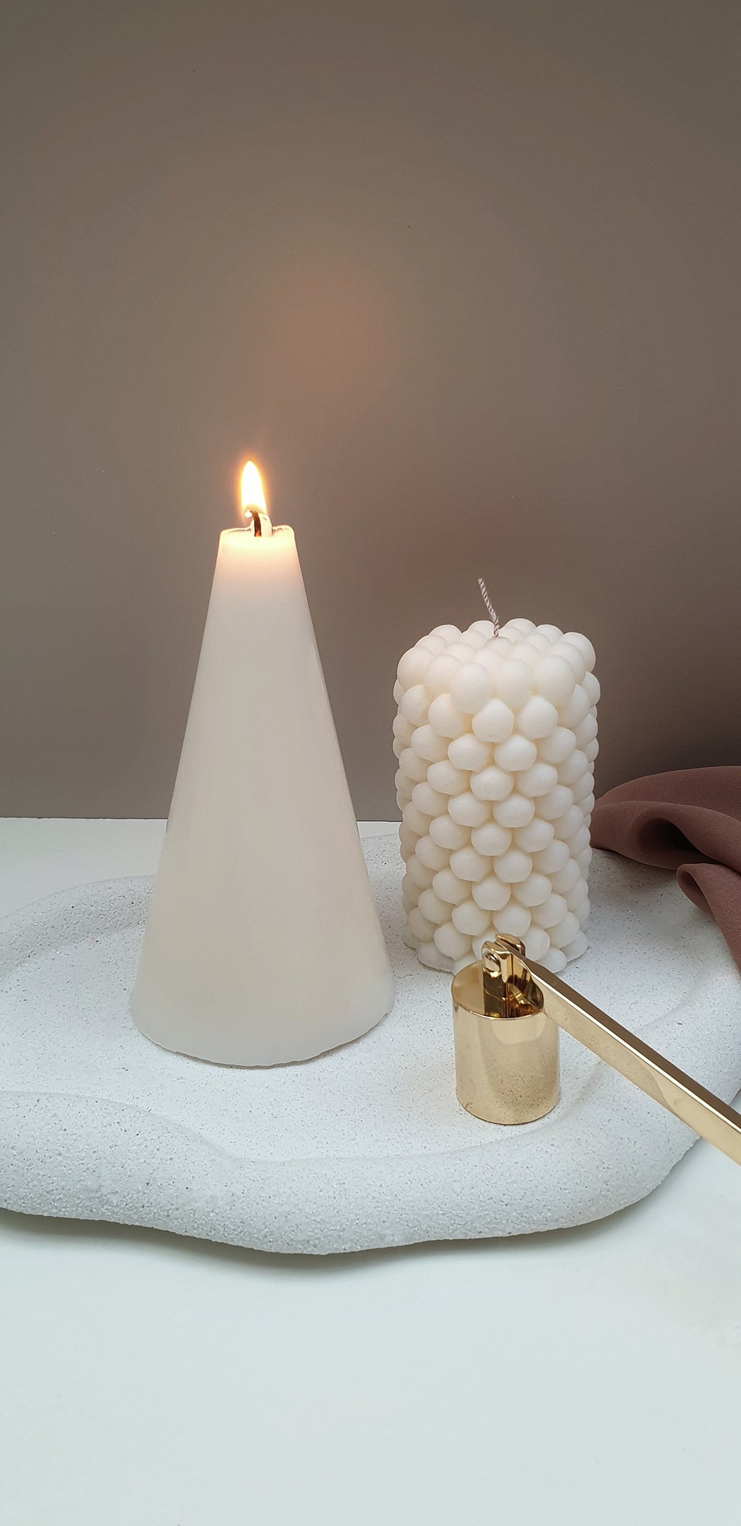 Pearl Pillar Candle