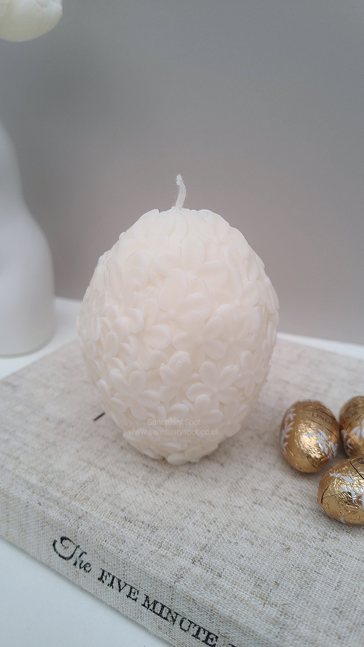 Blossom Egg Candle