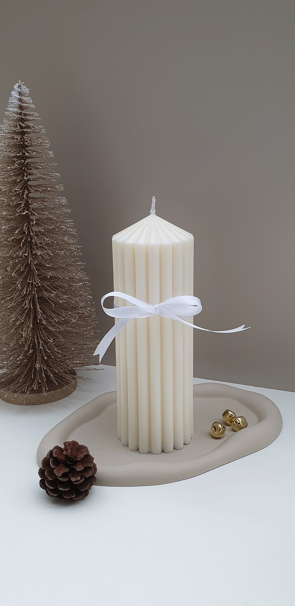 Christmas Pillar Candle