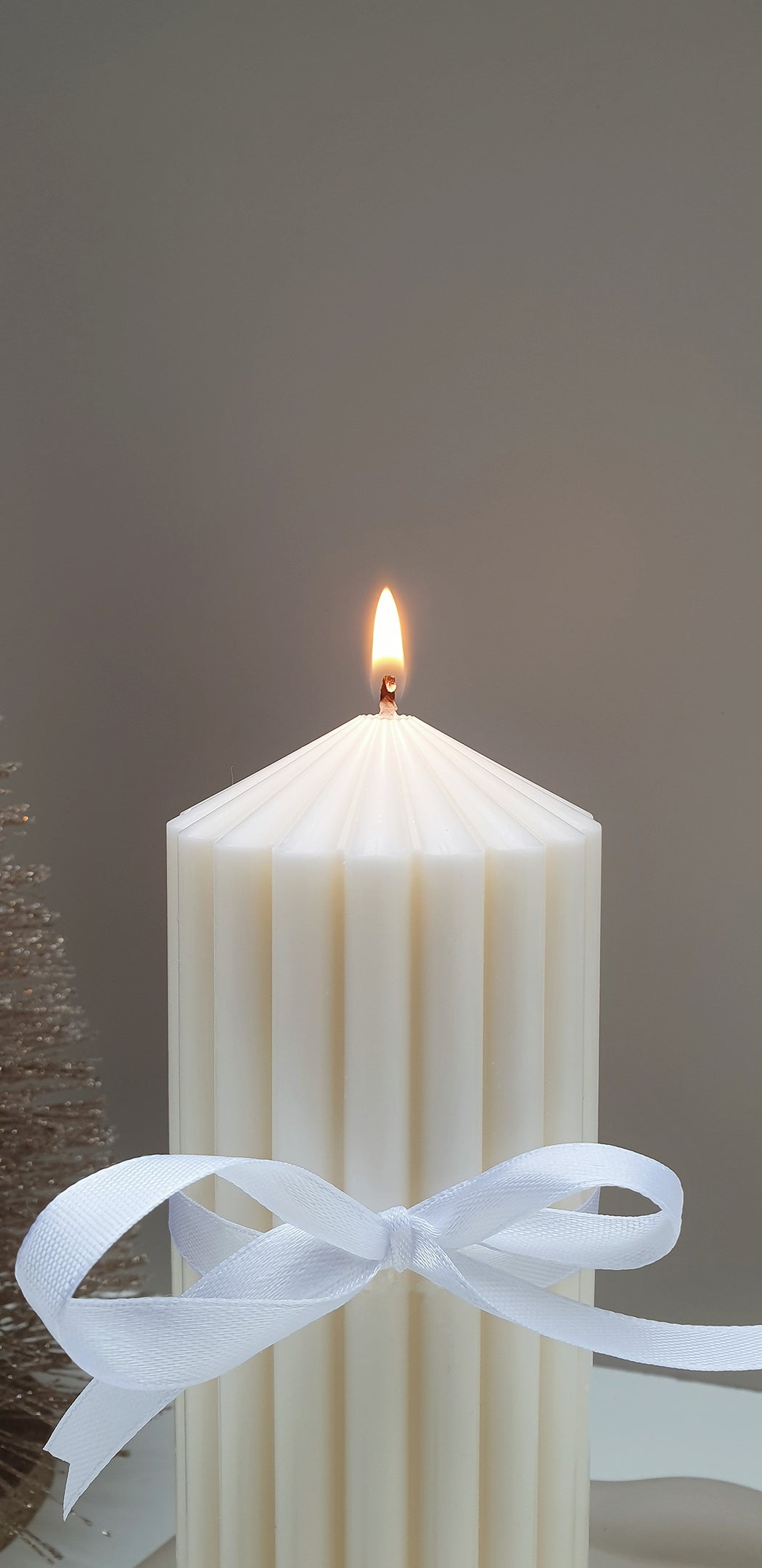 Christmas Pillar Candle