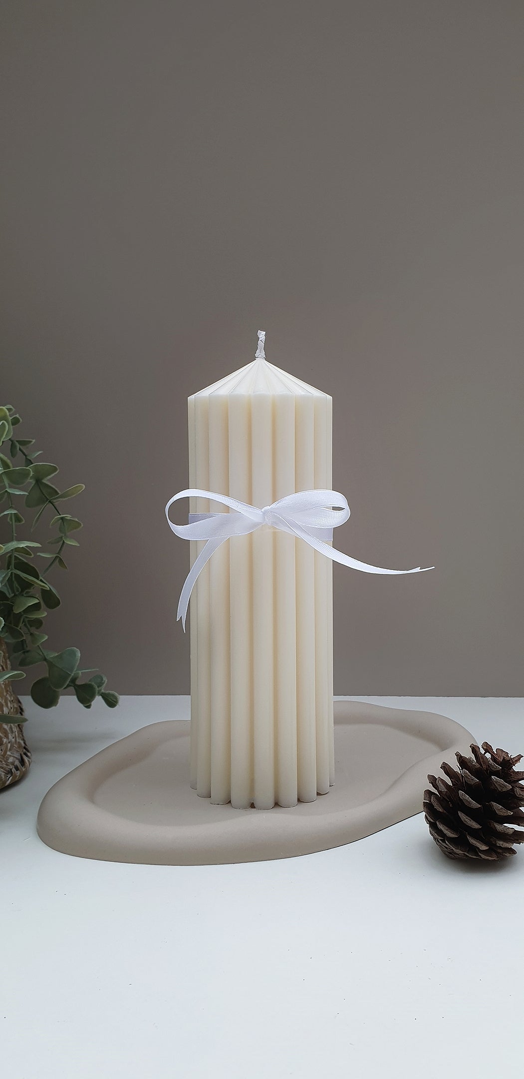 Christmas Pillar Candle